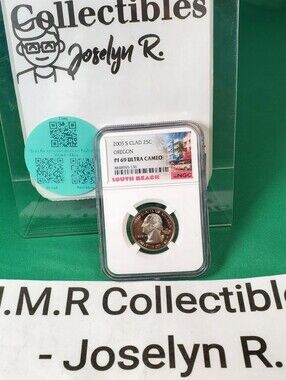 2005-S Oregon State Quarter 25c NGC PF69 Ultra Cameo - South Beach Label